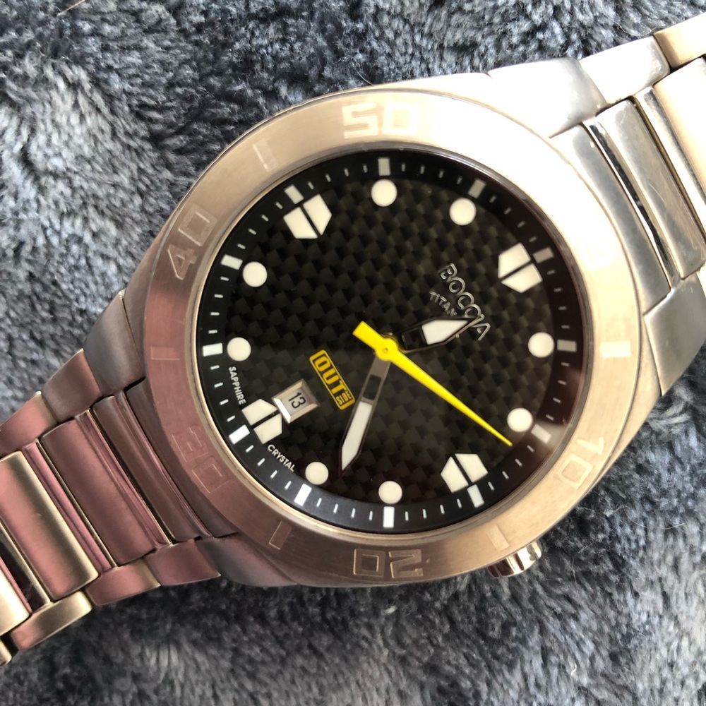 BOCCIA titanium watch men’s